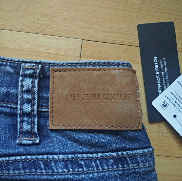 -NWT- Men's Silver Jeans Grayson Straight Jeans 36x30 - Picture 10 of 14